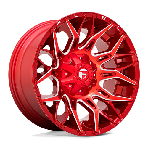 Fuel Offroad D771 TWITCH Candy Red Milled 20x10 -18 5x114.3|5x127mm 78.1mm