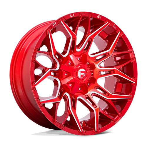 Fuel Offroad D771 TWITCH Candy Red Milled 22x10 -18 8x170mm 125.1mm