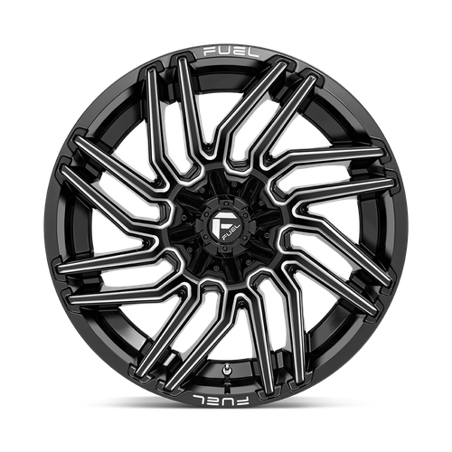 Fuel Offroad D773 TYPHOON Gloss Black Milled 22x12 -44 5x114.3|5x127mm 78.1mm - Wheelwiz