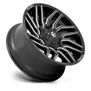 Fuel Offroad D773 TYPHOON Gloss Black Milled 20x9 +1 8x180mm 124.2mm