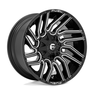 Fuel Offroad D773 TYPHOON Gloss Black Milled 20x10 -18 6x135|6x139.7mm 106.1mm - Wheelwiz