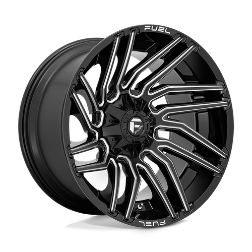 Fuel Offroad D773 TYPHOON Gloss Black Milled 22x12 -44 5x114.3|5x127mm 78.1mm - Wheelwiz