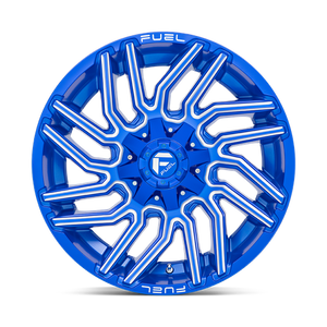 Fuel Offroad D774 TYPHOON Anodized Blue Milled 20x10 -18 8x180mm 124.2mm