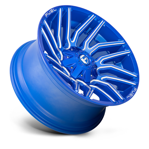 Fuel Offroad D774 TYPHOON Anodized Blue Milled 20x10 -18 5x114.3|5x127mm 78.1mm