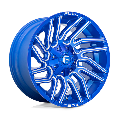 Fuel Offroad D774 TYPHOON Anodized Blue Milled 20x10 -18 5x114.3|5x127mm 78.1mm