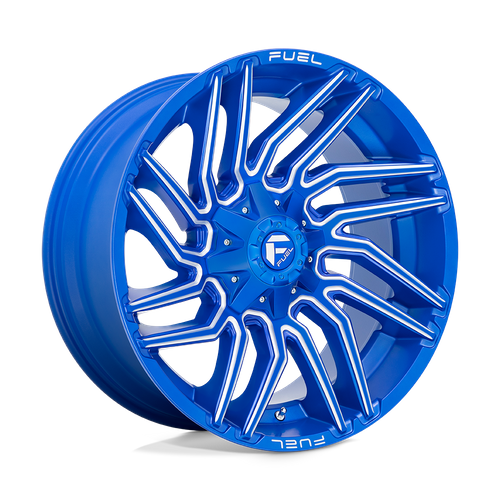 Fuel Offroad D774 TYPHOON Anodized Blue Milled 22x10 -18 8x170mm 125.1mm
