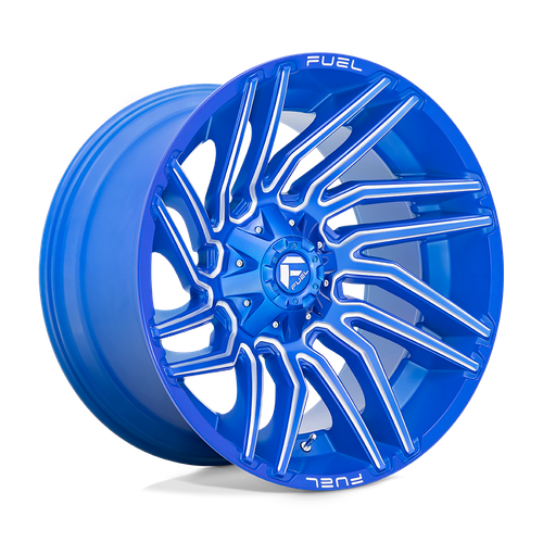Fuel Offroad D774 TYPHOON Anodized Blue Milled 22x12 -44 8x170mm 125.1mm
