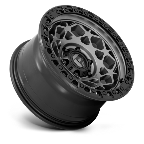 Fuel Offroad D784 UNIT Gunmetal W/ Matte Black Ring 17x9 +1 6x139.7mm 106.1mm