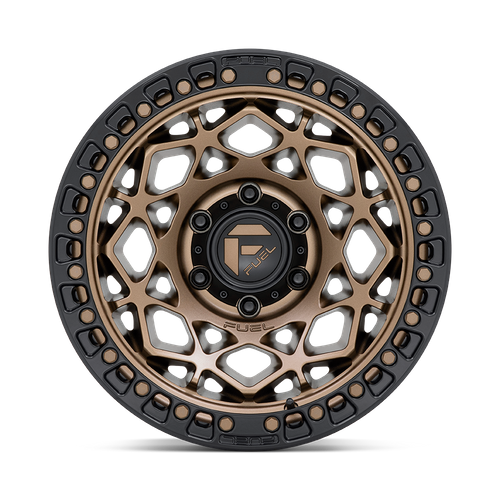 Fuel Offroad D785 UNIT Bronze W/ Matte Black Ring 17x9 +1 6x139.7mm 106.1mm