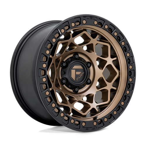 Fuel Offroad D785 UNIT Bronze W/ Matte Black Ring 17x9 +1 6x139.7mm 106.1mm