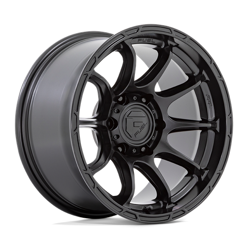 Fuel Offroad D791 VARIANT Matte Black 17x9 -12 6x139.7mm 106.1mm - Wheelwiz