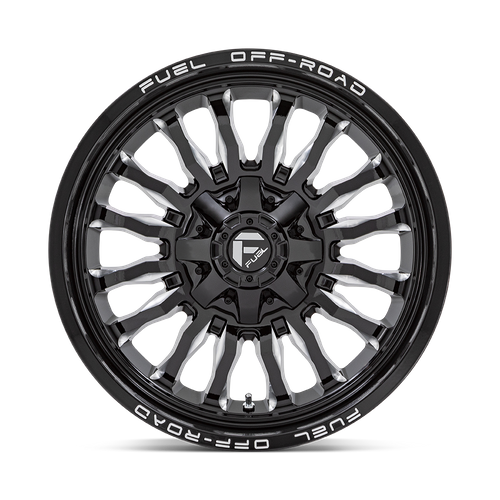 Fuel Offroad D795 ARC Gloss Black Milled 22x10 -18 8x180mm 124.2mm