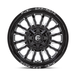 Fuel Offroad D795 ARC Gloss Black Milled 22x10 -18 8x180mm 124.2mm
