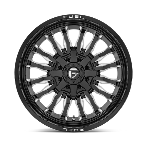 Fuel Offroad D795 ARC Gloss Black Milled 20x9 +1 8x180mm 124.2mm