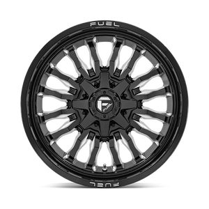 Fuel Offroad D795 ARC Gloss Black Milled 20x9 +1 8x180mm 124.2mm