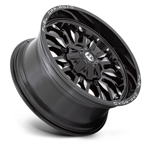 Fuel Offroad D795 ARC Gloss Black Milled 20x10 -18 8x165.1mm 125.1mm