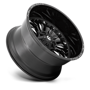 Fuel Offroad D795 ARC Gloss Black Milled 22x12 -44 8x165.1mm 125.1mm - Wheelwiz