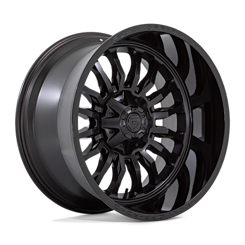 Fuel Offroad D796 ARC Matte Black W/ Gloss Black Lip 22x12 -44 8x165.1mm 125.1mm - Wheelwiz