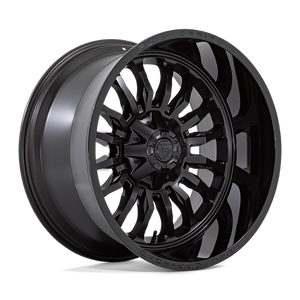 Fuel Offroad D796 ARC Matte Black W/ Gloss Black Lip 22x12 -44 8x170mm 125.1mm