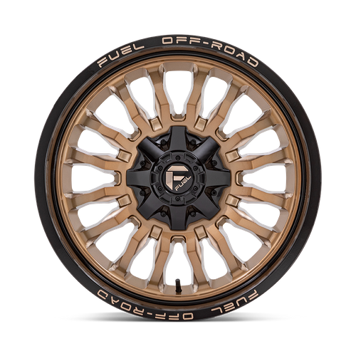 Fuel Offroad D797 ARC Platinum Bronze W/ Black Lip 20x9 +1 6x139.7mm 106.1mm