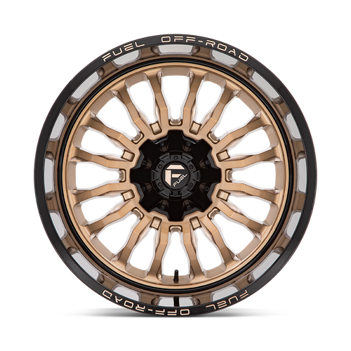 Fuel Offroad D797 ARC Platinum Bronze W/ Black Lip 22x12 -44 8x170mm 125.1mm