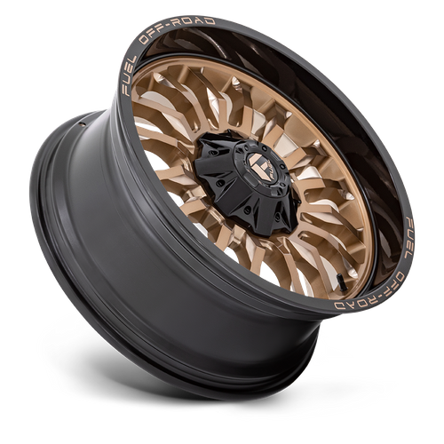 Fuel Offroad D797 ARC Platinum Bronze W/ Black Lip 22x10 -18 8x165.1mm 125.1mm