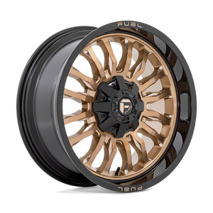 Fuel Offroad D797 ARC Platinum Bronze W/ Black Lip 20x9 +1 8x165.1mm 125.1mm