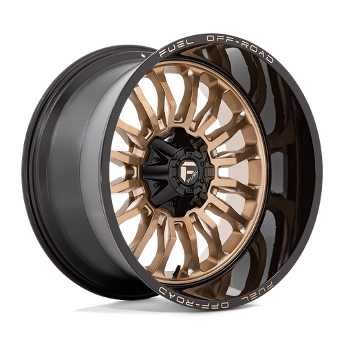 Fuel Offroad D797 ARC Platinum Bronze W/ Black Lip 22x12 -44 6x135|6x139.7mm 106.1mm