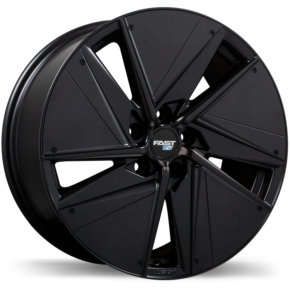 Fast Wheels EV01(+) Satin Black 18x8.5 +35 5x114.3mm 70.2mm | WheelWiz