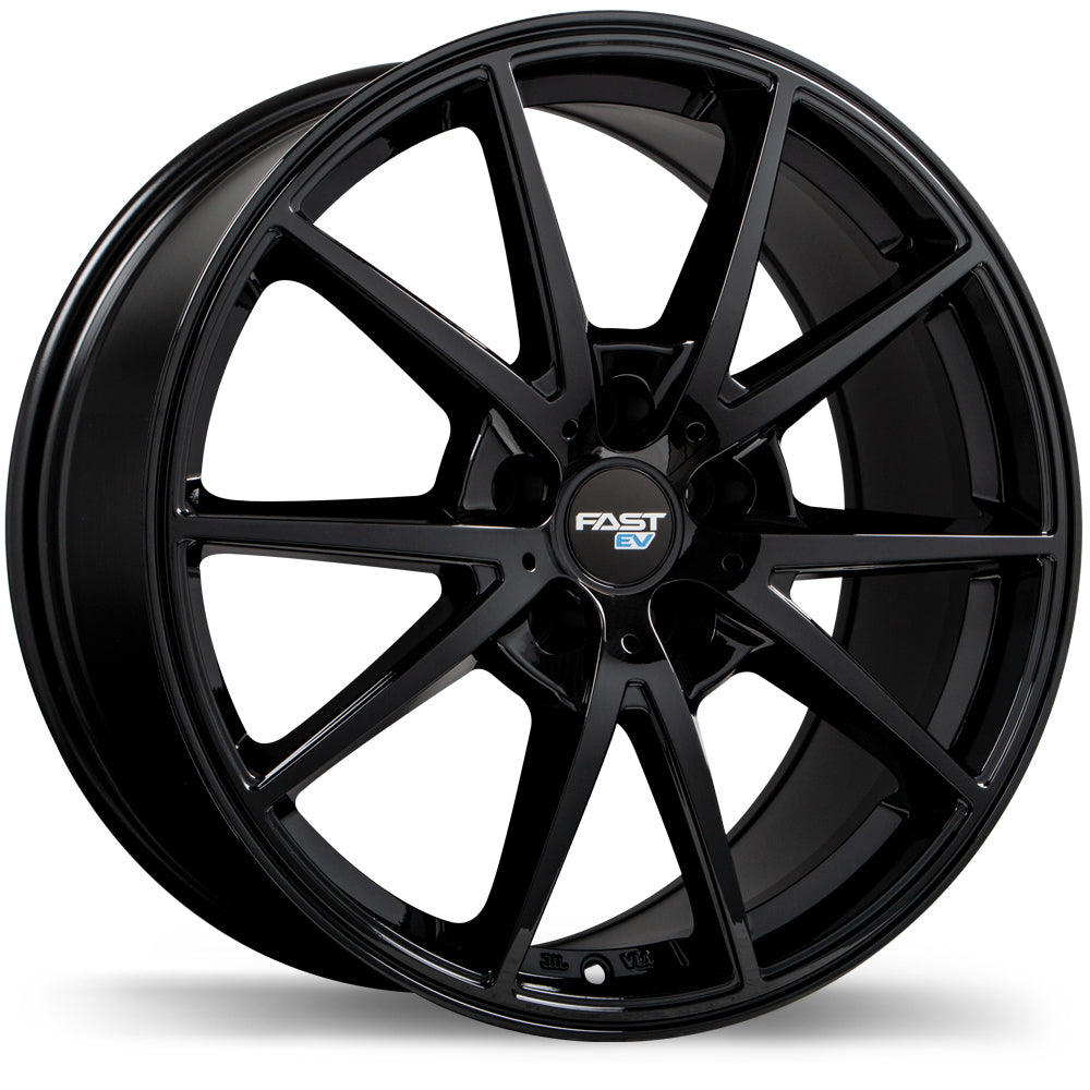Fast Wheels EV02 Gloss Black 18x8 +42 5x114.3mm 67.1mm - Wheelwiz