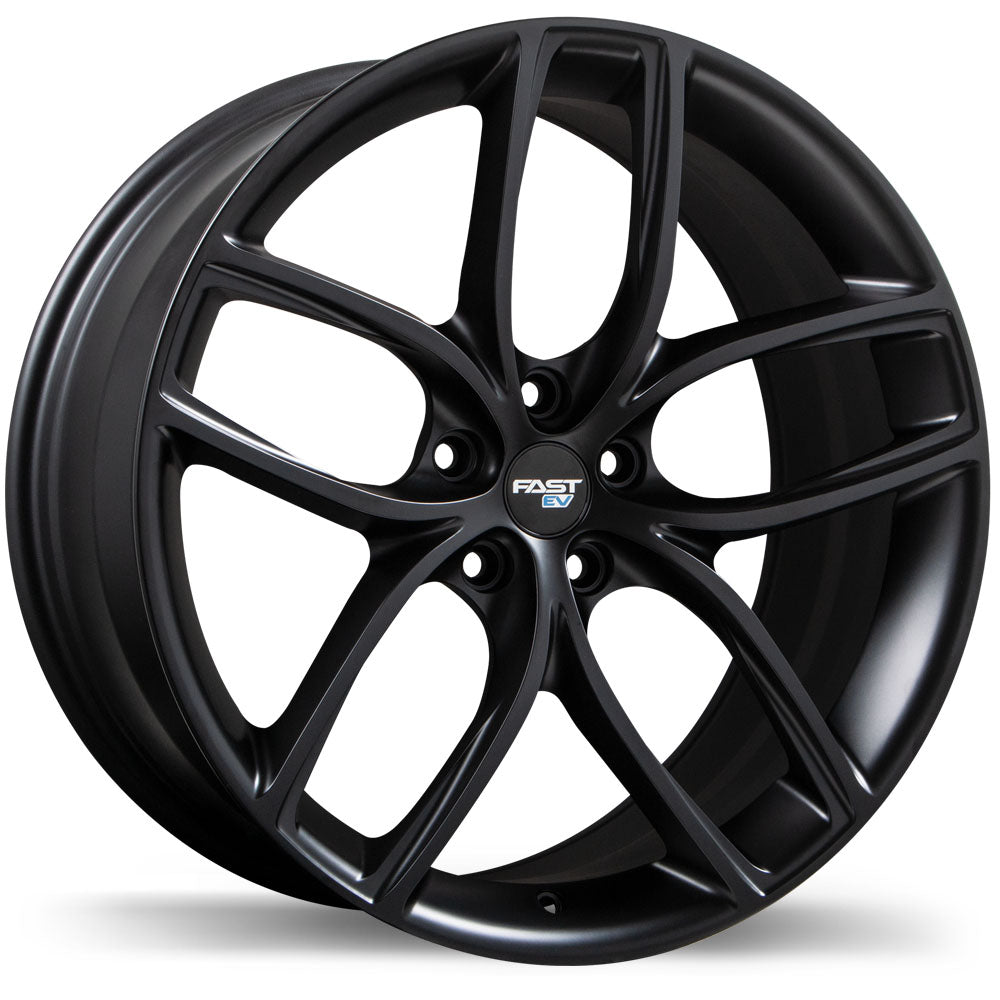 Fast Wheels EV04 Satin Black 19x8.5 +35 5x114.3mm 71.5mm - Wheelwiz