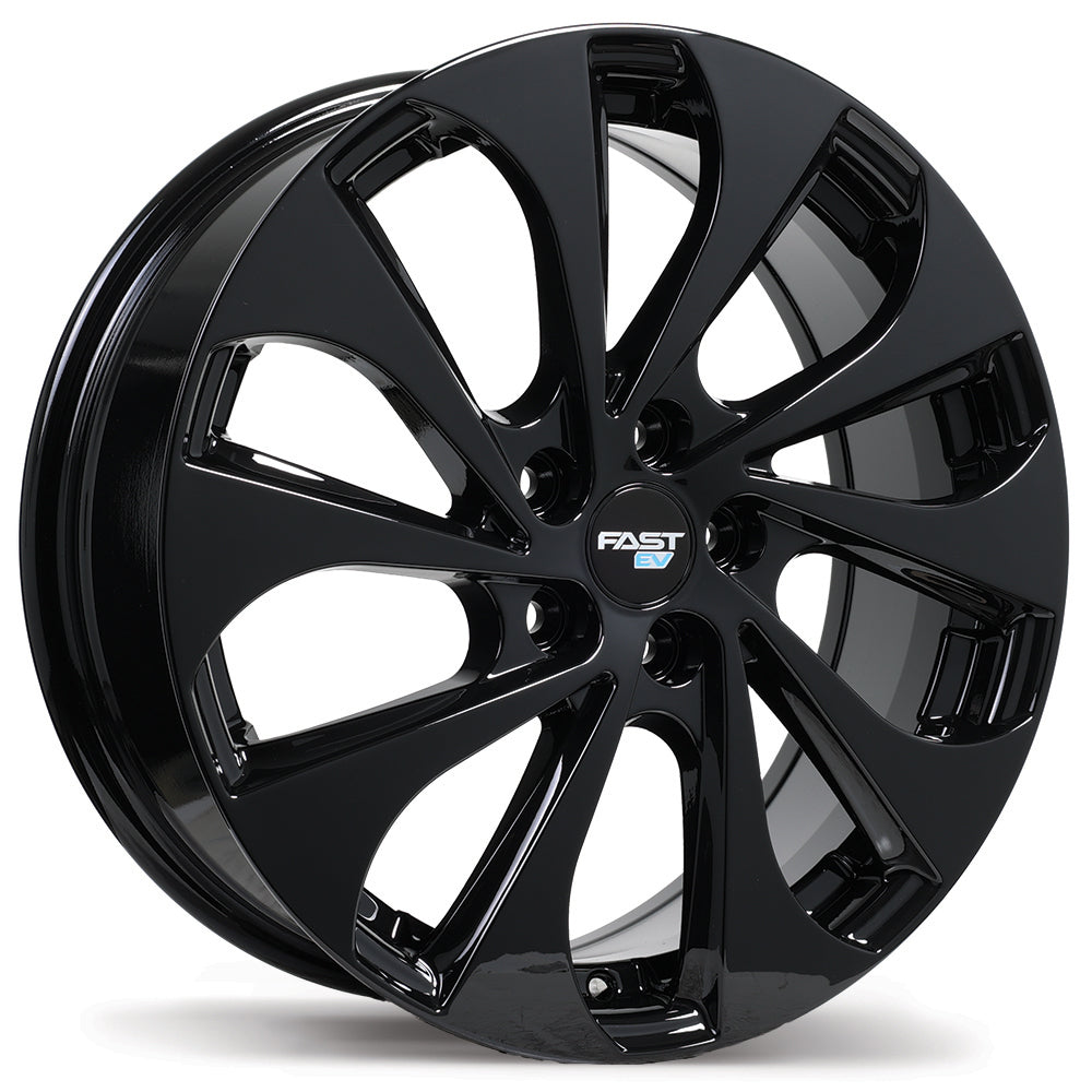 Fast Wheels EV05 Gloss Black 17x7 +45 5x114.3mm 66.1mm - Wheelwiz