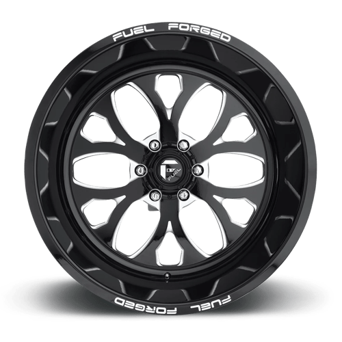 Fuel Forged FF058 Black 22x14 -72 Custom 999mm - Wheelwiz