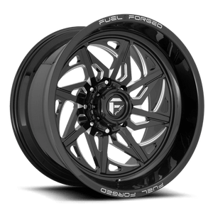 Fuel Forged FF106 Black 22x12 -55 Custom 999mm - Wheelwiz
