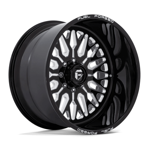 Fuel Offroad FF109 Gloss Black Mill-mach 24x12 -40 8x165.1mm 122mm