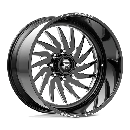 Fuel Offroad FF110 Gloss Black Mill-mach 20x10 -25 10x170mm 125mm - Wheelwiz