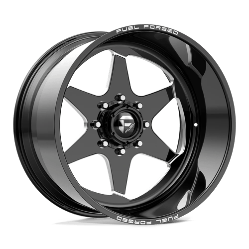 Fuel Offroad FF115 Gloss Black Mill-mach 20x9 0 8x180mm 124mm - Wheelwiz