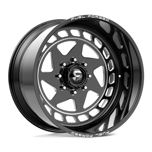 Fuel Offroad FF117 Gloss Black Mill-mach 20x9 0 6x139.7mm 108mm - Wheelwiz