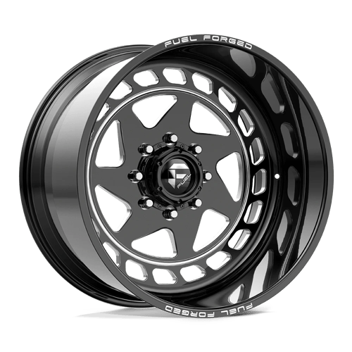 Fuel Offroad FF117 Gloss Black Mill-mach 20x9 0 8x165.1mm 122mm - Wheelwiz