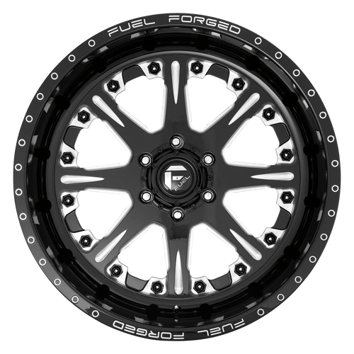 Fuel Forged FF025 Black 22x10 -25 Custom 999mm - Wheelwiz