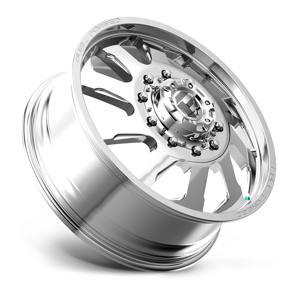 Fuel Offroad FF39 Gloss Brushed Polished 22x8.25 -224 8x200mm 142mm - Wheelwiz