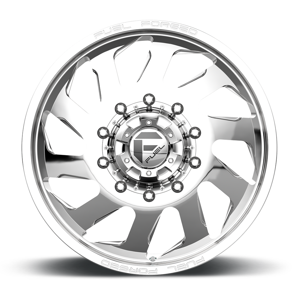 Fuel Offroad FF39 Gloss Brushed Polished 22x8.25 -224 8x200mm 142mm - Wheelwiz