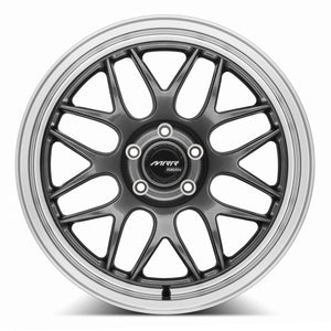 MRR FF3 Hyper Black Machined Lip 18x8.5 +35 5x108mm 73.1mm