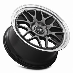 MRR FF3 Hyper Black Machined Lip 18x8.5 +35 5x120mm 72.6mm