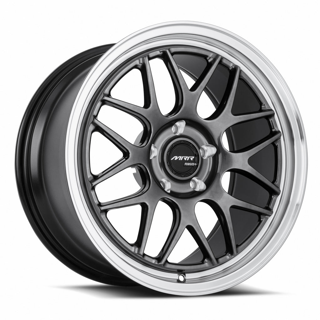 MRR FF3 Hyper Black Machined Lip 18x9.5 +35 5x112mm 66.6mm