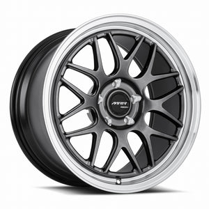 MRR FF3 Hyper Black Machined Lip 18x9.5 +35 5x112mm 66.6mm