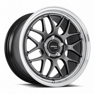 MRR FF3 Hyper Black Machined Lip 18x9.5 +35 5x114.3mm 73.1mm