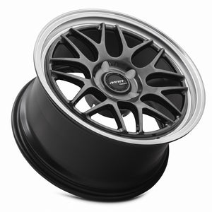 MRR FF3 Hyper Black Machined Lip 18x9.5 +35 5x108mm 73.1mm