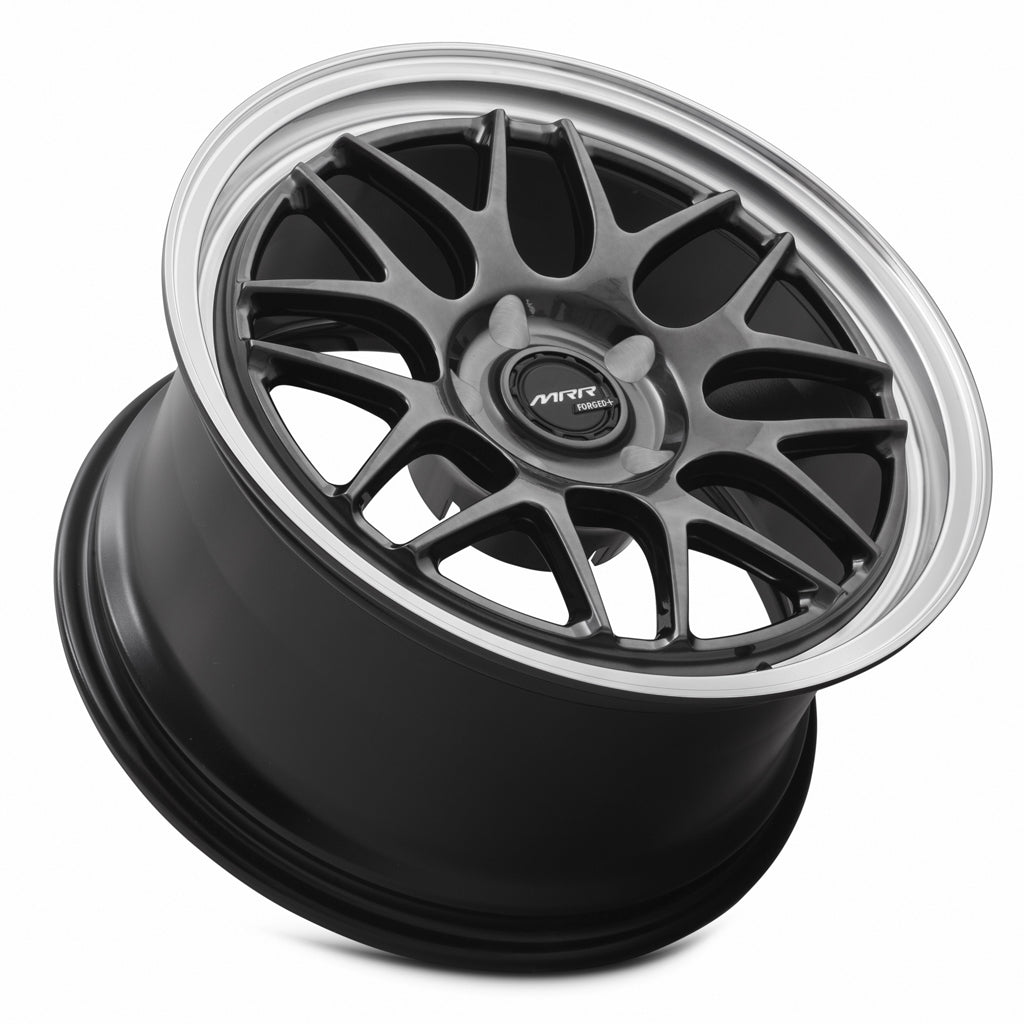 MRR FF3 Hyper Black Machined Lip 18x9.5 +35 5x115mm 73.1mm