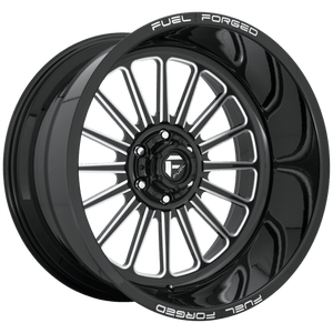 Fuel Forged FF075 Black 22x14 -72 Custom 999mm - Wheelwiz